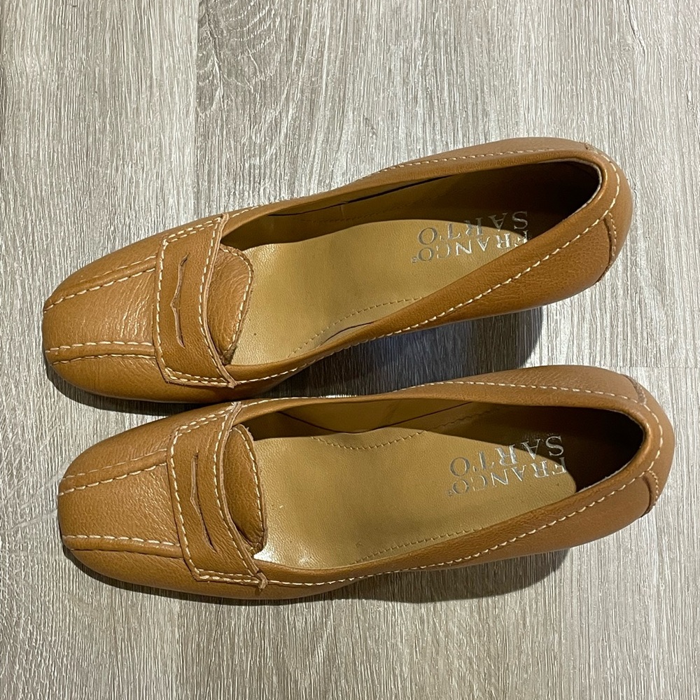 Tan Franco Sarto heels